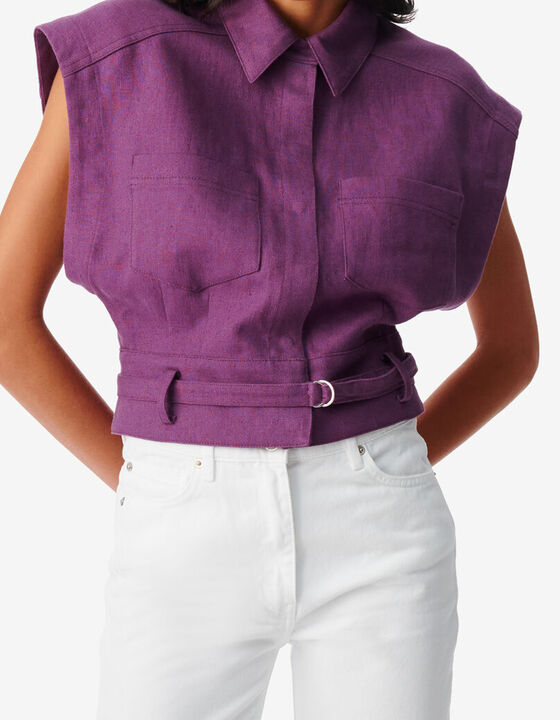 SAIMA SLEEVELESS SHIRT
